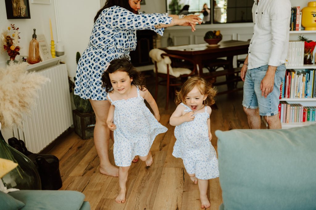 Andréa, Florent, Chloé, Margot et Ginette