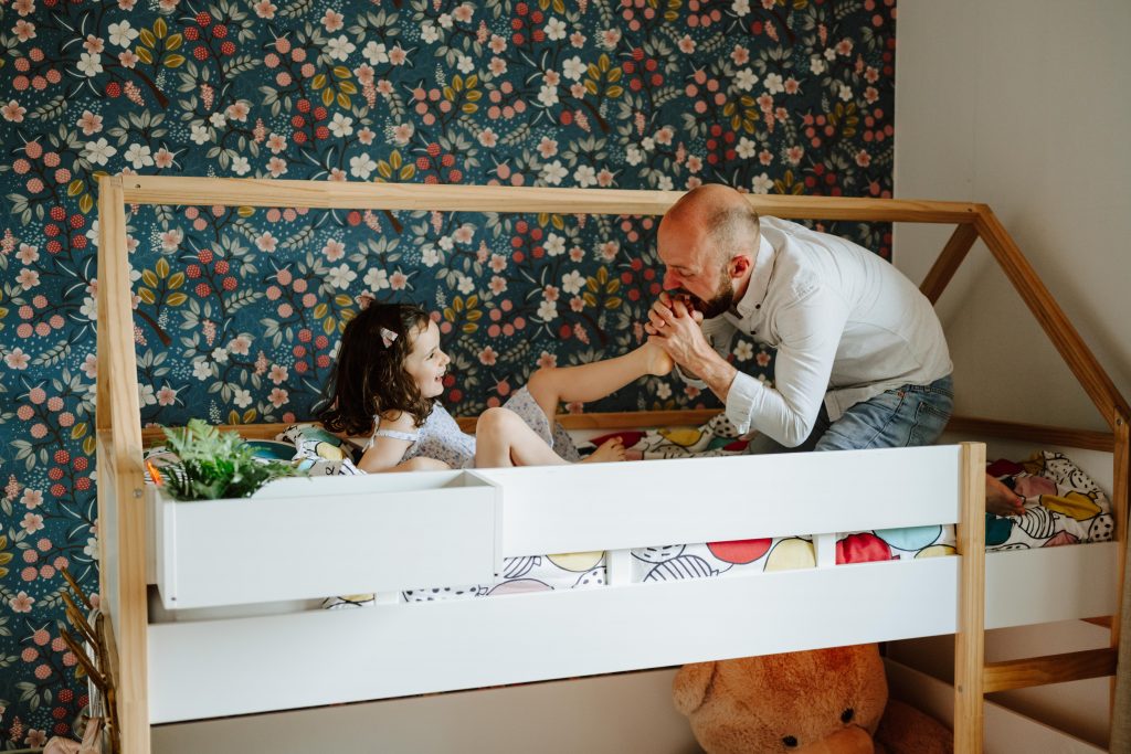 Andréa, Florent, Chloé, Margot et Ginette