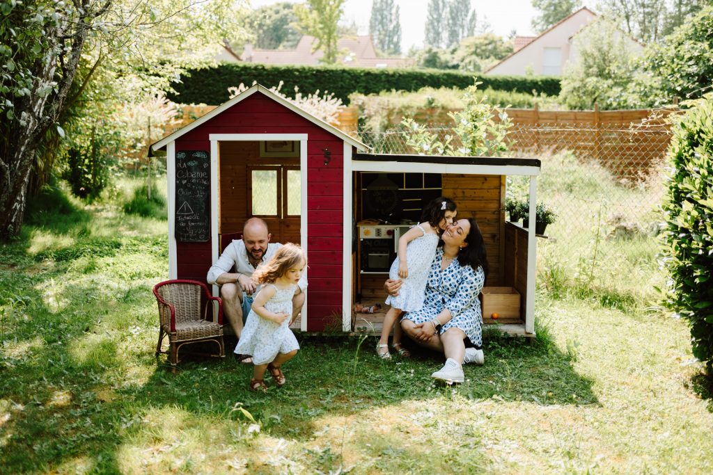 Andréa, Florent, Chloé, Margot et Ginette
