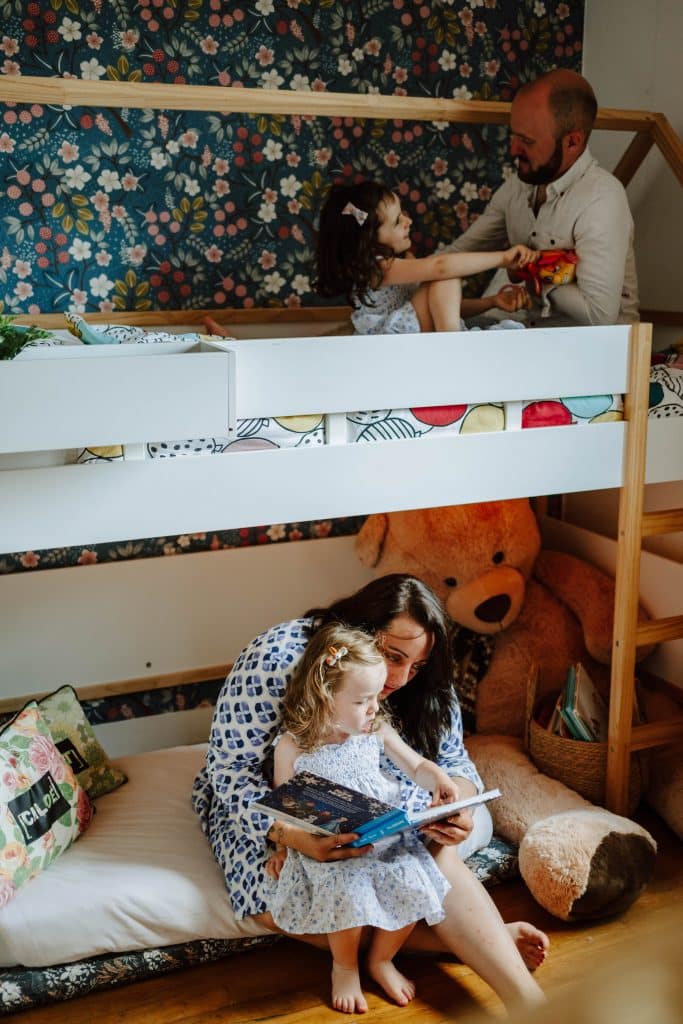 Andréa, Florent, Chloé, Margot et Ginette