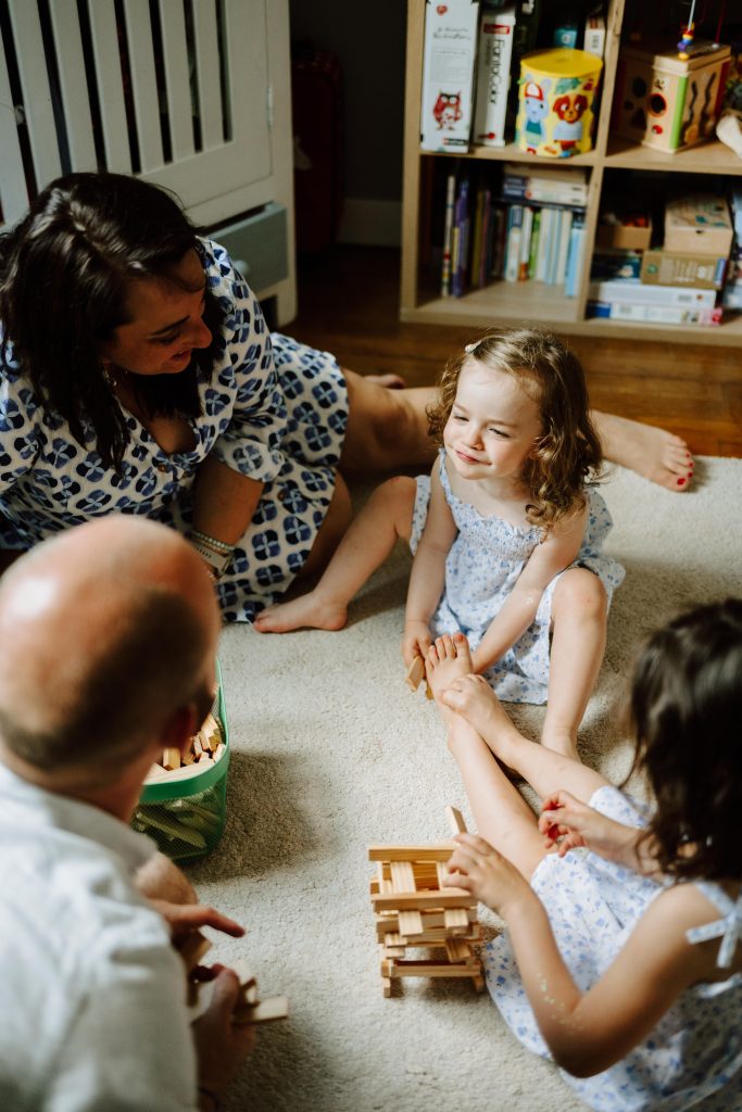 Andréa, Florent, Chloé, Margot et Ginette