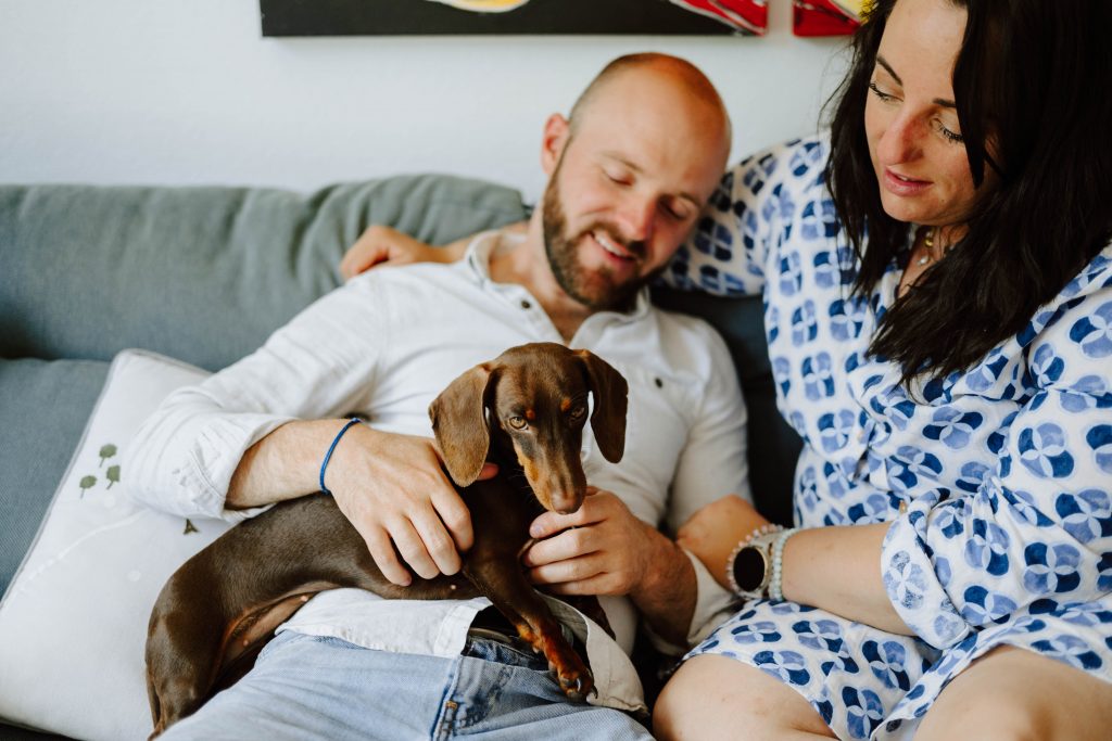 Andréa, Florent, Chloé, Margot et Ginette